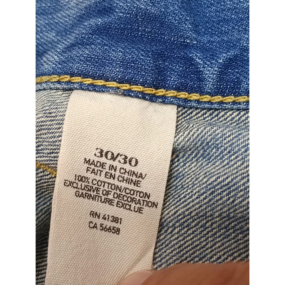 Polo Ralph Lauren Men's Size 30/30 Straight Leg Jeans RN# 41381 Distressed.